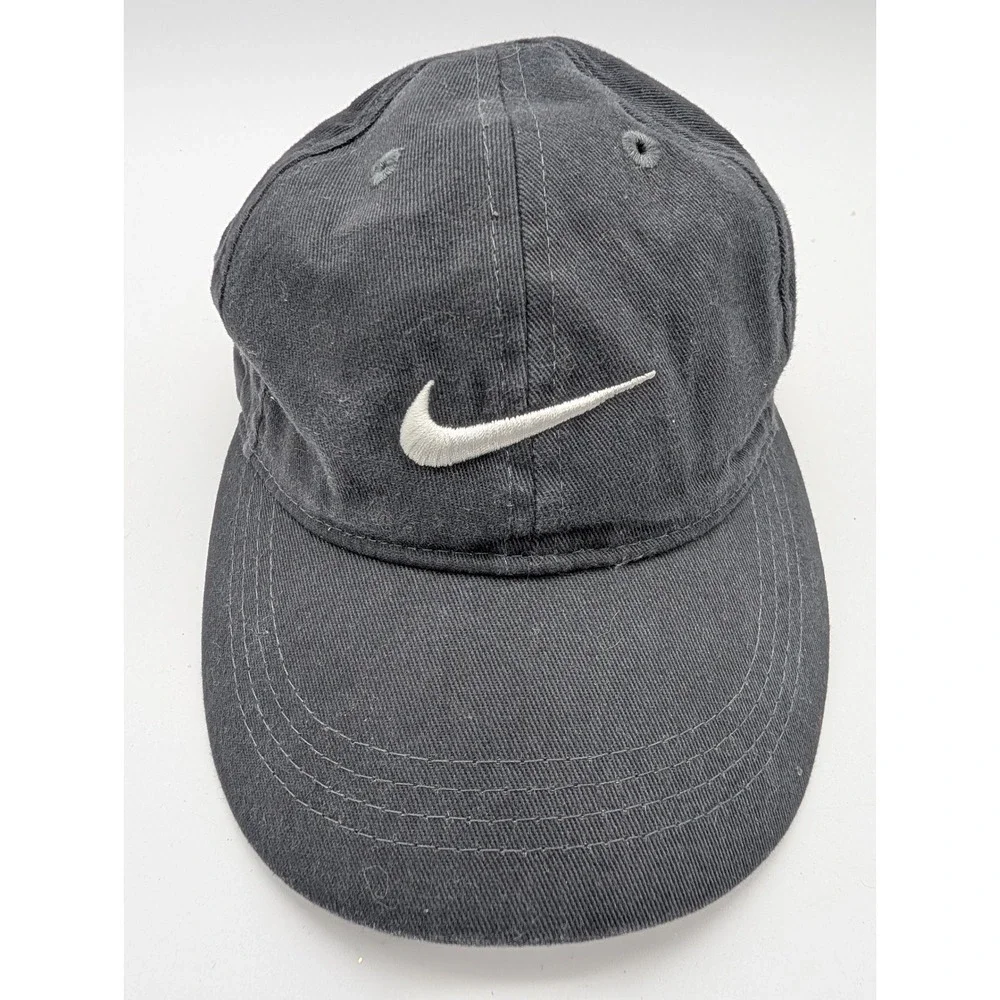 Nike Kids Heritage86 Adjustable Swoosh Hat Black 4-7 2319-693